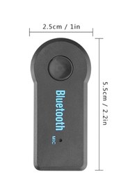 Resim Aux Girişli Bluetoothlu Araç Kiti - Bluetooth Aux Dönüştürücü 