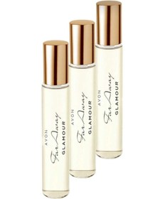 Resim AVON Far Away Glamour Kadın Parfüm Çanta Boyu Edp 10 Ml. Üçlü Set 