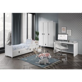 Resim Patiko Rose Bebek Odası Takımı Beyaz 