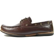 Resim Riverland Y-03 Erkek Kahve Deri Casual Ayakkabı 