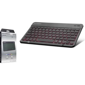 Resim Hadron HDX2507 Türkçe-Q Fn+ Multimedia Rgb Ledli Bluetooth 5.0 Kablosuz Mini Klavye - Siyah 