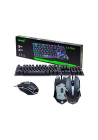 Resim Lennox LX-T302, Deiog DY-T302 Bright Backlit Gaming Klavye Mouse SET (RGB) 
