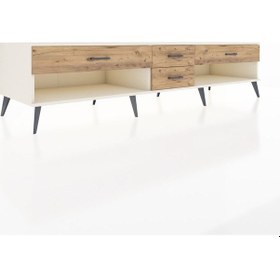 Resim Kronos Tv Ünitesi 4 Çekmeceli 220x59x51 Aytaşı-çam Atlas Çam/atlas Çam - Aytası 