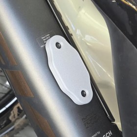 Resim Mizaku Bisiklet Suluk Arkasına Takılan Tutucu SmartTag2 Dizayn Edilmiş Smart Tag 2 Kılıf - Beyaz 