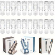 Resim 20 adet Hydra Pen H3/H5 Yedek Malzemeler - 0.25mm Mikrodermabrasyon Başlıkları Hydra Pen Cilt Bakım Cihazları için, Kokusuz Yüz Bakımı, Aile ve Arkadaşlar için İdeal Tatil Hediyeleri, Cilt Bakım Aksesuarları, Şık Tasarım, Dayanıklı Ambalaj 