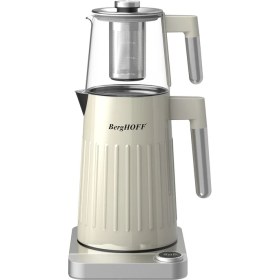 Resim Berghoff Gem 1.7 Litre Krem Gümüş Kulplu Çay Makinesi 