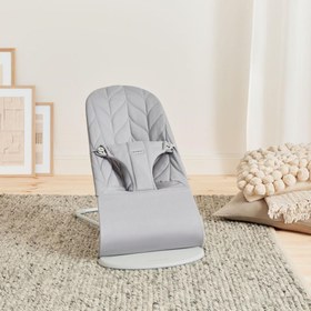 Resim BabyBjörn Bliss Ana Kucağı Petal Woven Cotton Grey - Gri / 0+ Ay 