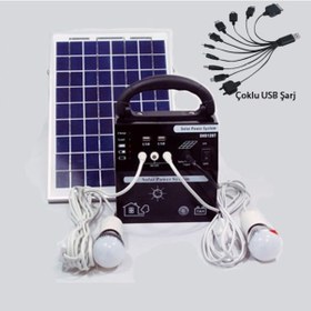 Resim Shs1207H Solar Jeneratör Aydınlatma Sistemi 