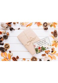 Resim Mutlu Yıllar Baskılı Tebrik Kartı Minik 5x8 Cm 