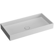 Resim Vitra Memoria M58000001000 Dikdörtgen Çanak Lavabo. 80Cm. Beyaz 