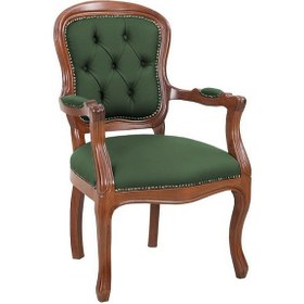 Resim Masifart_Mobilya Masifart Anatomia Berjer Kapitoneli Klasik Ofis Bekleme Koltuğu Y 