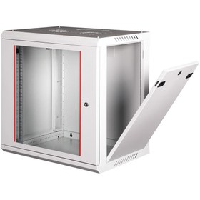 Resim Lande - 12U 19" Duvar Tipi Rack Kabinet - Genişlik: 600 mm | Derinlik: 450 mm - Açık Gri 