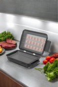 Resim Mena Rise FikirShop Elektrikli Izgara Çift Telli Emaye Gövde ve Tepsili Mangal Barbekü Siyah C1-1-294 1032 