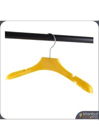 Resim Çocuk Elbise Mont Askısı.Sarı Renk-10 Adet 