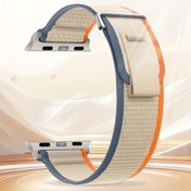 Resim Gaojunshop01 Nylon Band İwatch Ultra 2 Ultra 49mm 46mm 45mm 44mm 42mm 41mm 40mm 38mm Erkek Kadın Esnek Spor Kayış Mixed Color 