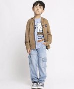 Resim Orıgınal Marınes Orta Belde Bol Kargo Kot Pantolon 202861122 Açık Mavi 