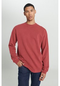Resim Lee Loose Fit Rahat Kesim Bisiklet Yaka %100 Pamuk Gül Kurusu Sweatshirt L241469A11 Gülkurusu 