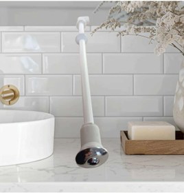 Resim ÇEÇEN HOME Klozet Taharet Çubuğu Krom Uçlu 32 Cm Taharet Çubuğu Taharet Çubuğu 2e21qds, one size 