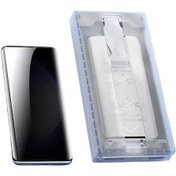 Resim Samsung Galaxy Uyumlu S24 Ultra 6in1 Privacy Hayalet Nano Kolay Uygulama Aparatlı Ekran Koruyucu 