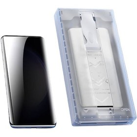 Resim Samsung Galaxy Uyumlu S24 Ultra 6in1 Privacy Hayalet Nano Kolay Uygulama Aparatlı Ekran Koruyucu 