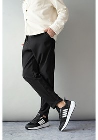 Resim Muggo Kens Garantili Erkek Ortopedik Günlük Bağcıklı Yürüyüş Koşu Sneaker Spor Ayakkabı Siyah - Beyaz 