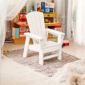 Resim Pino Çocuk Adirondack Sandalye-Beyaz 