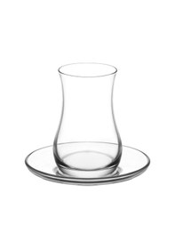 Resim LAV Gina Cam Çay Seti 6 Kişilik 170 ml (6 Çay Bardağı, 6 Çay Tabağı) 