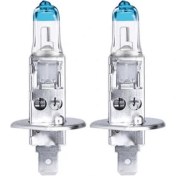 Resim Flösher 12V 55W H1 %100 Fazla Işık Standart Renk Ampul Seti 