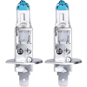 Resim Flösher 12V 55W H1 %100 Fazla Işık Standart Renk Ampul Seti 
