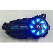Resim BT68 Kameralı Intercom Motosiklet Bluetooth Kask Kulaklık Ses Kontrolü 1080P Video Kayıt Interkom 