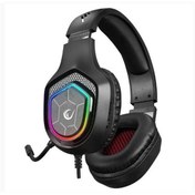 Resim Rampage RM-K90 VECTOR Siyah RGB Led Type-C Gaming Mikrofonlu Oyuncu Kulaklığı 