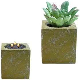 Resim Beton Saksı Silikon Kalıp - 147 