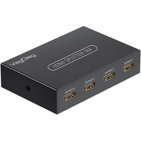 Resim Delixa Veggieg 4K 30Hz 1 Giriş 4 Çıkış HDMI Splitter Görüntü Ayırıcı Bölücü Adaptör 