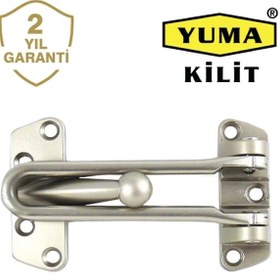 Resim Sapcı Yuma Çelik Kapı Emniyet Kelepçesi Kademeli Yuma Kelepçe Saten Nikel emniyet kilt 