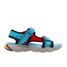Resim Skechers Mega Splash 4k Erkek Çocuk Mavi Sandalet 