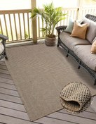 Resim Friolero 2575 Naturel Jüt Halı Modern Örme Kilim Konfor Halı