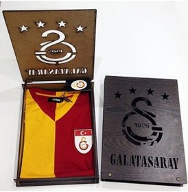 Resim Galatasaray Metin Oktay Forma Hediyelik Ahşap Kutulu 001 