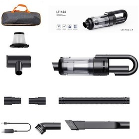 Resim Cbtxglobal LT-124 Hepa Filtre Güçlü Araç Süpürgesi Siyah 