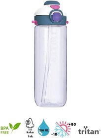 Resim Vagonlife DILLER Tritan Pipetli/Pipetsiz Kullanım Matara - 780 ml 
