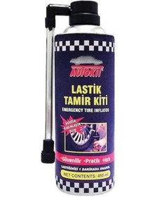 Resim Autokit Acil Lastik Şişirici Lastik Tamir Sprey Kiti 450 ML 