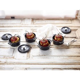 Resim Staub 40500-101-0 Mini Güveç, Yuvarlak Kapaklı 10 Cm, 0,25 L, Ind Diğer 
