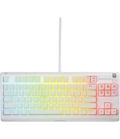 Resim SteelSeries Power Up Kablolu Oyun Klavye Mouse Kulaklık Seti RGB Aydınlatmalı Beyaz 
