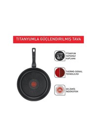 Resim Tefal Titanium Force Tava 20 Cm Siyah 