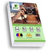 Resim PRİNT Epson L3250 Fotoğraf Kağıdı Premium Parlak 260 Gr 13x18 50 Yaprak 