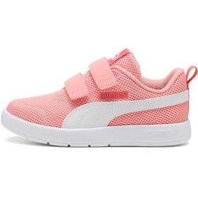 Resim Puma Courtflex V3 Mesh Erkek Çocuk Pembe Sneaker Pembe 