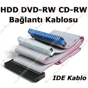 Resim Ide Kablo 80 Pin Hdd Dvd-Rw Cd-Rw Kablosu 