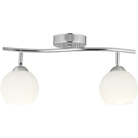 Resim Riley 2Li Krom Spot Yuvarlak Camlı Mutfak- Banyo Avize 