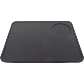 Resim Kahve Espresso Tamper ve Tamping Mat, Düz Taban, Silikon, Barista Ekipmanları 