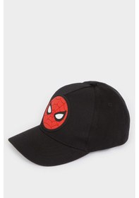Resim DeFacto Erkek Çocuk Marvel Spiderman Pamuklu Cap Şapka X0356A625SMBK27 