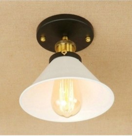 Resim Rıolight Retro Metal Tekli Rustik Tavan Plofonyer (538285690) 